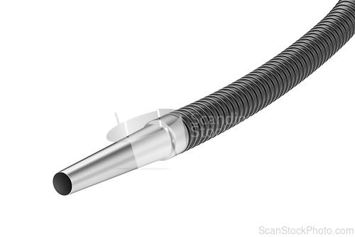 Image of Metal nozzle on vacuum cleaner hose