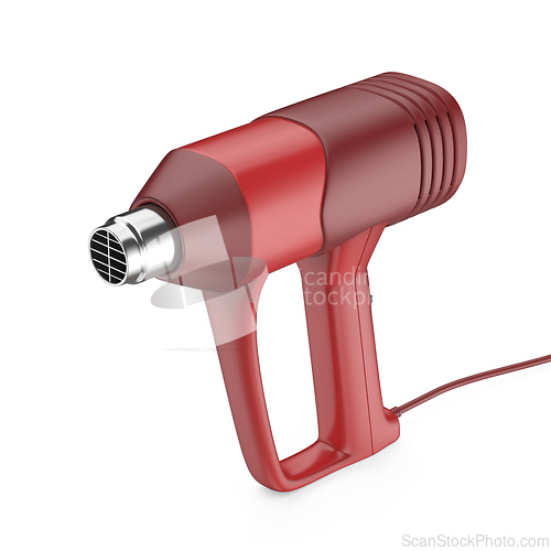 Image of Red electric industrial heat gun