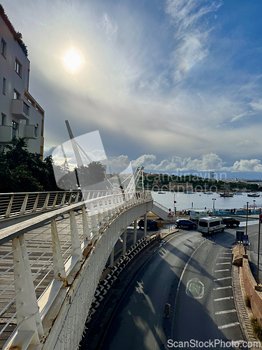 Image of pedestrian bridge in Sliema