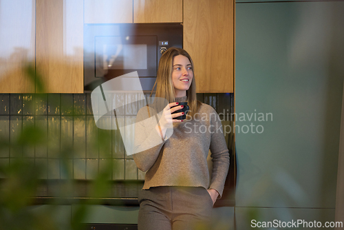 Image of Soft Morning Light Framing a Peaceful Coffee Break