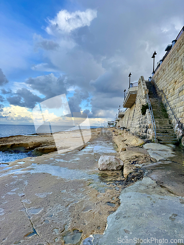 Image of beautiful landscape of Malta, Sliema