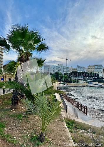 Image of beautiful landscape of Malta, Sliema