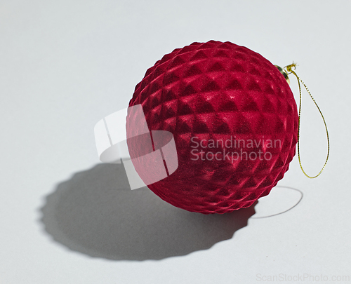 Image of beautiful red Christmas decoration