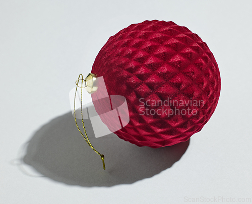 Image of beautiful red Christmas decoration