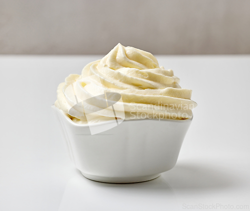 Image of bowl of whipped cream