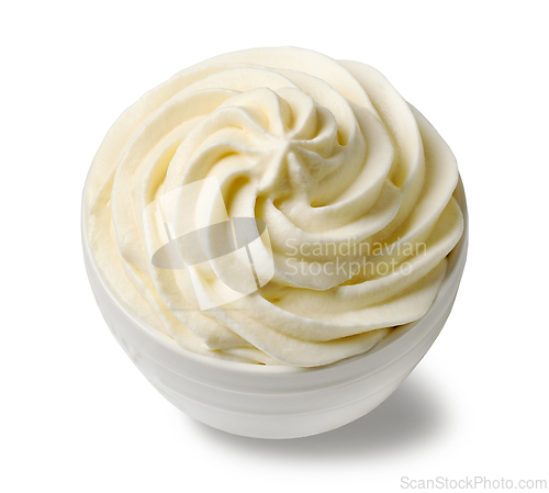 Image of bowl of whipped cream