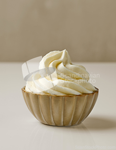 Image of bowl of whipped cream