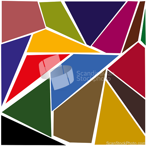 Image of Bright and colorful background from colour figures