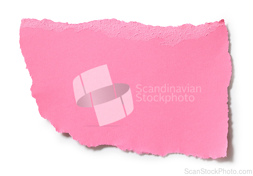 Image of pink color torn paper background
