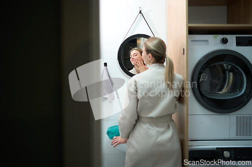 Image of Simple Evening Skincare Beside the Laundry Nook
