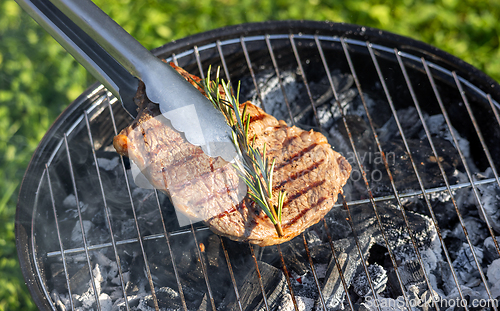 Image of freshly grilled beef steak