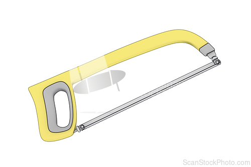 Image of Sketch of hacksaw