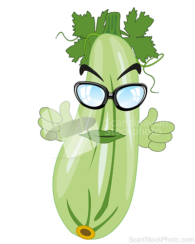 Image of Vegetables joint cartoon on white background is insulated