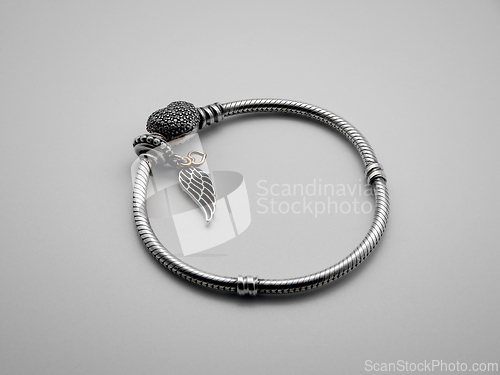 Image of Silver women's bracelet.