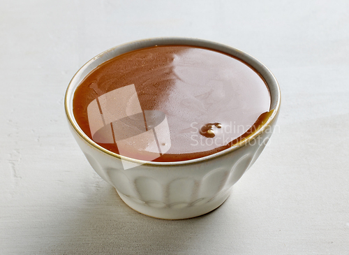 Image of bowl of fresh caramel sauce