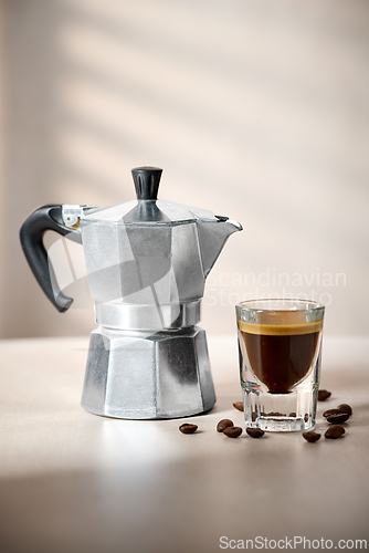 Image of Mocha coffee pot