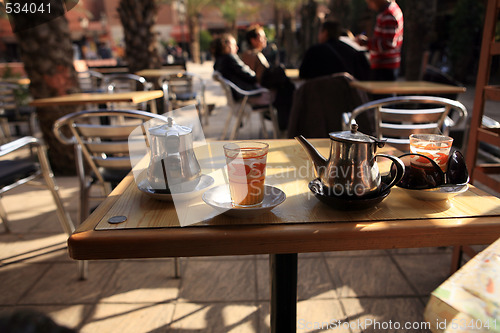 Image of Traditional Moroccan mint tea