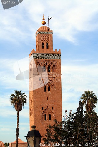 Image of Koutoubia Mosque in Marrakech, Morocco