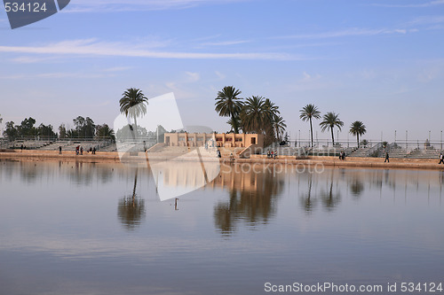 Image of Menara Garden in Marrakech, Morocco