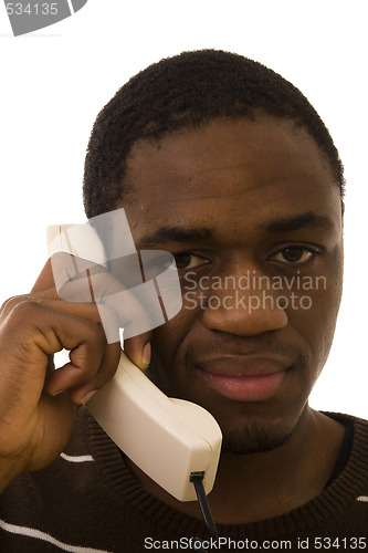 Image of On phone