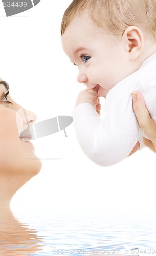 Image of baby and mama