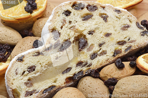 Image of Stollen and ingredients