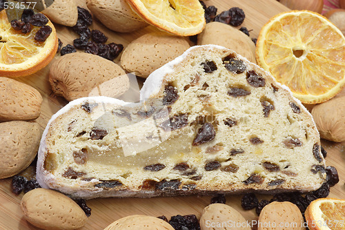 Image of Stollen with ingredients