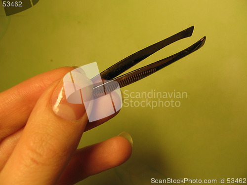 Image of tweezers