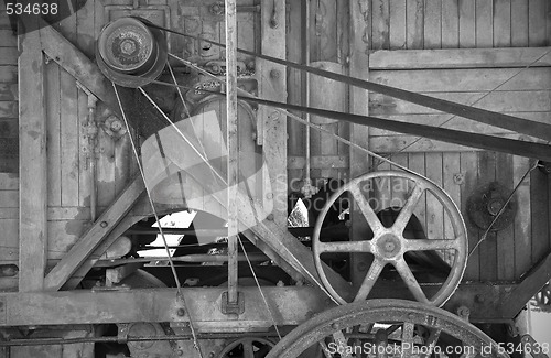 Image of old farm machinery