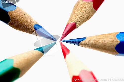 Image of coulor pencils 