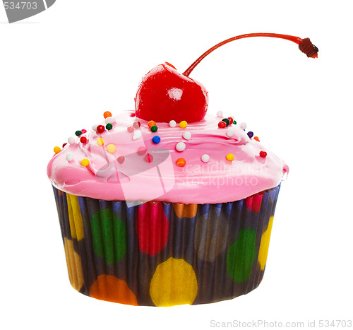 Image of Pink cupcake