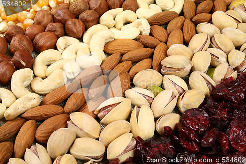 Image of Nuts background