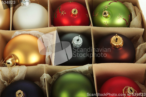 Image of christmas decorations