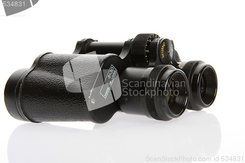 Image of isolated binocular