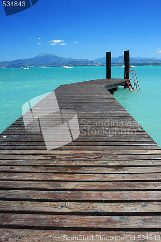 Image of lake jetty