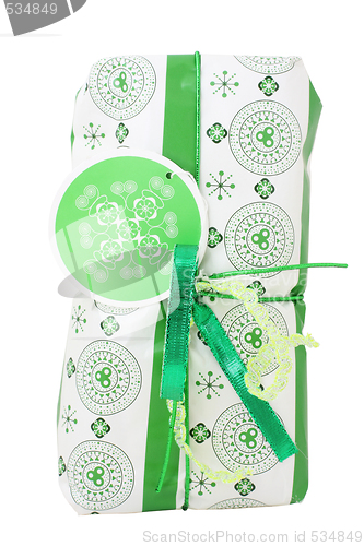 Image of green present