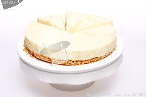 Image of peachy cheesecake