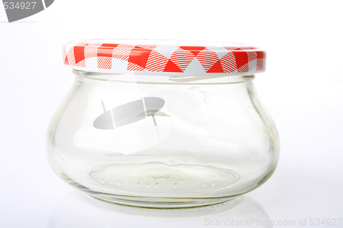 Image of clear empty jar