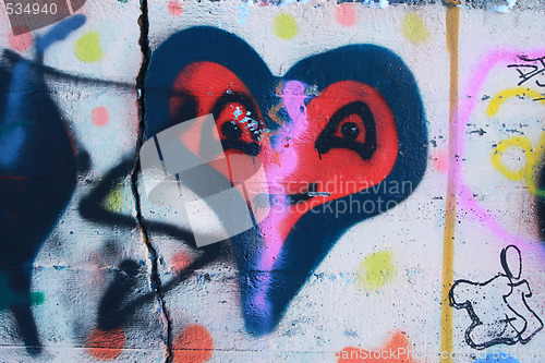 Image of grafitti heart