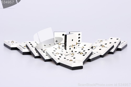 Image of domino effect