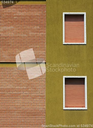 Image of windows on wall