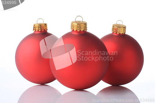 Image of three christmas balls