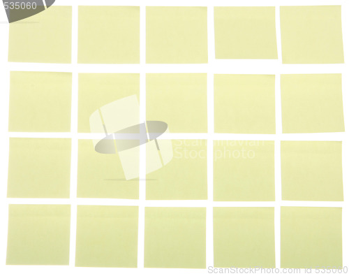 Image of ordered post its