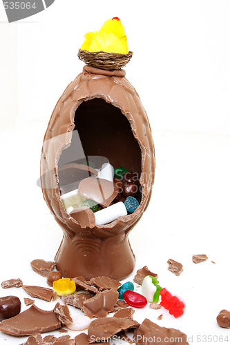 Image of chocolate easter egg