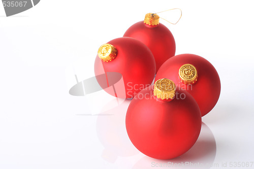 Image of merry christmas balls