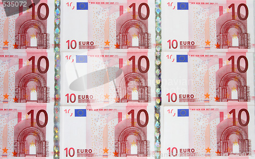 Image of 10 euro bills