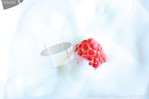 Image of milk and berries