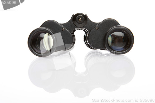 Image of reflected  binocular