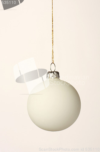 Image of white crhistmas ball