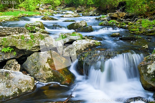 Image of River through woods